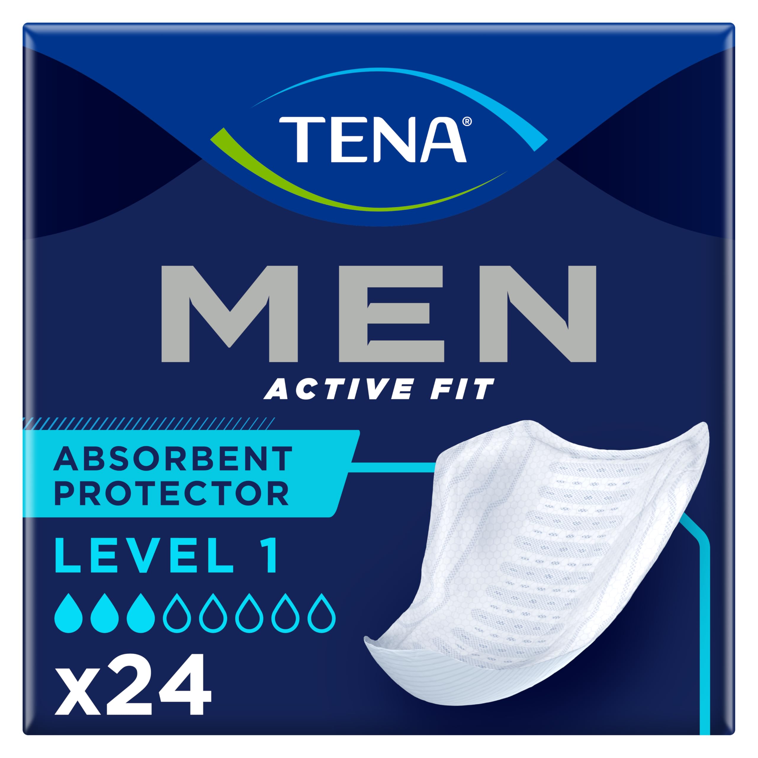 Tena Men Level 1 inserts, 24 pieces