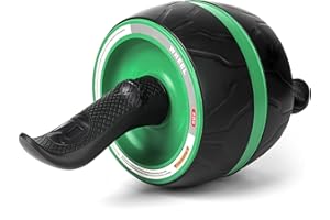 JHYSHAN Ab Roller Wheel with Knee Pad Mat,Automatic Rebound Abdominal Wheel Abs Workout Equipment,Home Gym Equipment,No Noise Ab Wheel for Men&Women Abdominal