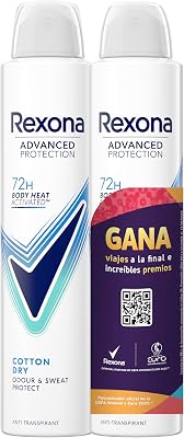 Desodorante Aerosol Advance Protection Cotton Dry 72h para mujer 2x200ml