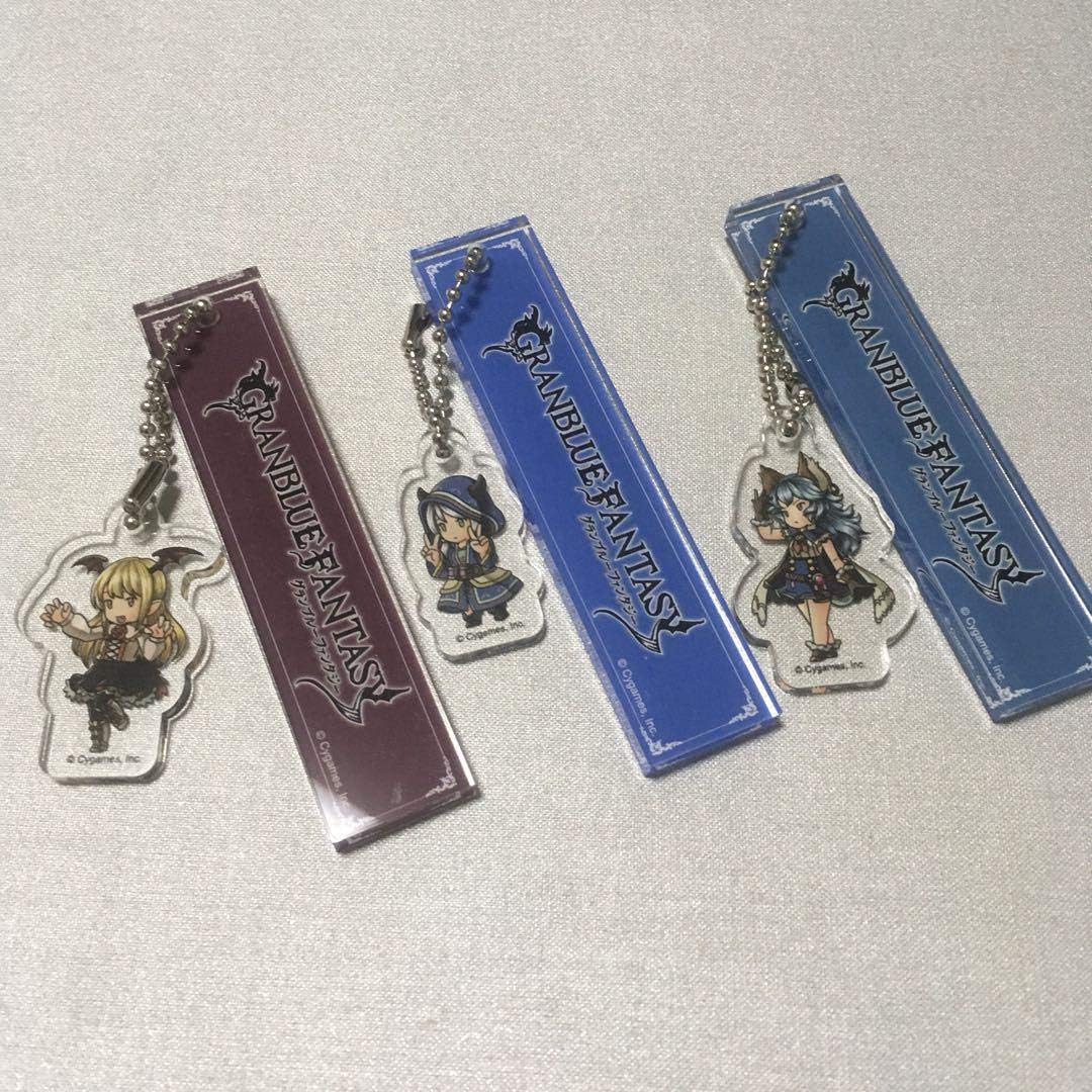 Amazon Co Jp グランブルーファンタジー グラブル ルームキーホルダー 計3点 ホビー 通販