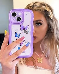 Likiyami for iPhone 13 Case 6.1 Inch - Wave Frame