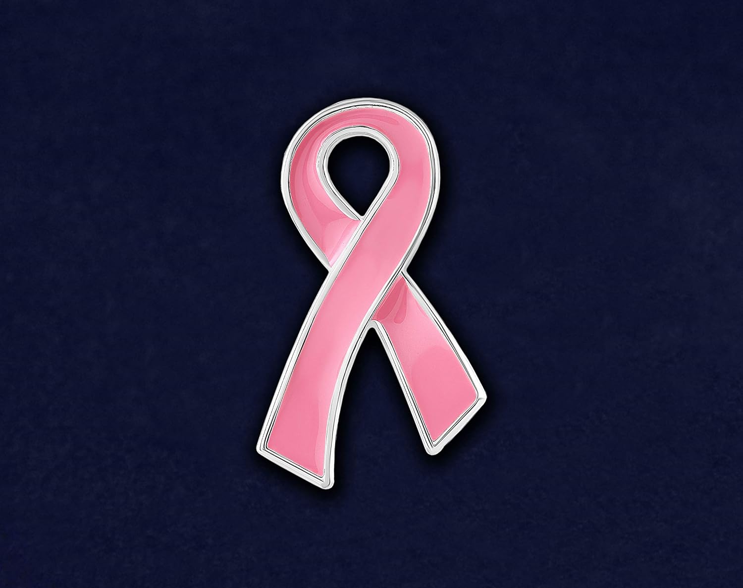 Breast Cancer Awareness Pink Ribbon Pin (1 Pin - Retail): Clothing