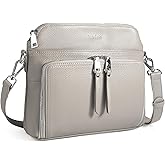 befen Genuine Leather Crossbody Purses for Women, Women's Small Crossbody Shoulder Bag with Built in RFID Wallet