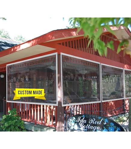 Restaurant Tarps for Patio | Custom Made | Keep The Weather Out for Your Customers | Clear or Colored