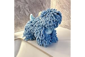 Chenille Dog Hand Towel Ball | Chenille Hand Towel Animal | Fuzzy Dog Ball Hanging Towels | Quick Dry Fluffy Puppy Hand Towel