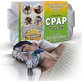 EnduriMed CPAP Pillow for Side Sleeping - Adjustable Memory Foam CPAP Pillows for Side & Back Sleepers - Eligible for Better Sleep with CPAP Machine
