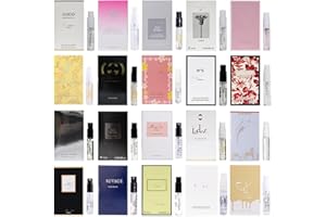 Dirstic 20 Piece Designer Fragrance Samples, Women's Designer Fragrance Sampler Collection, Luxury High-End Perfume Vials for Women, Mini Perfume Samples Gift for Girlfriend, Wife, or Mother