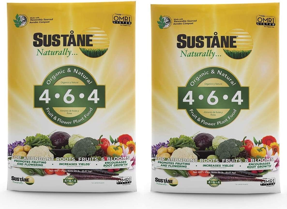 Sustane 46420lb Fertilizer, 20 lb, Brown (1, ะขwo ะ ack)