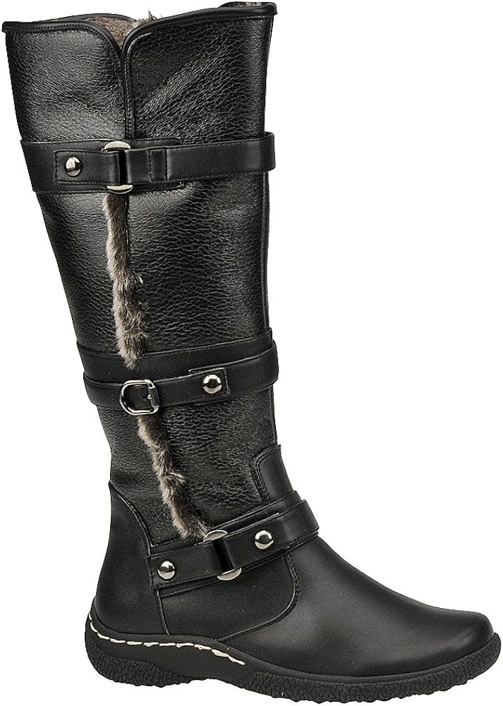 Wanderlust Gabrielle Wide Shaft Women's Boot 8 E US Black