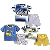 Toddler Baby Boy Clothes for 2t 3t Boys Cute Summer Short Sleeve T-Shirt Tops Shorts Clothes Sets Baby Boy Outfits
