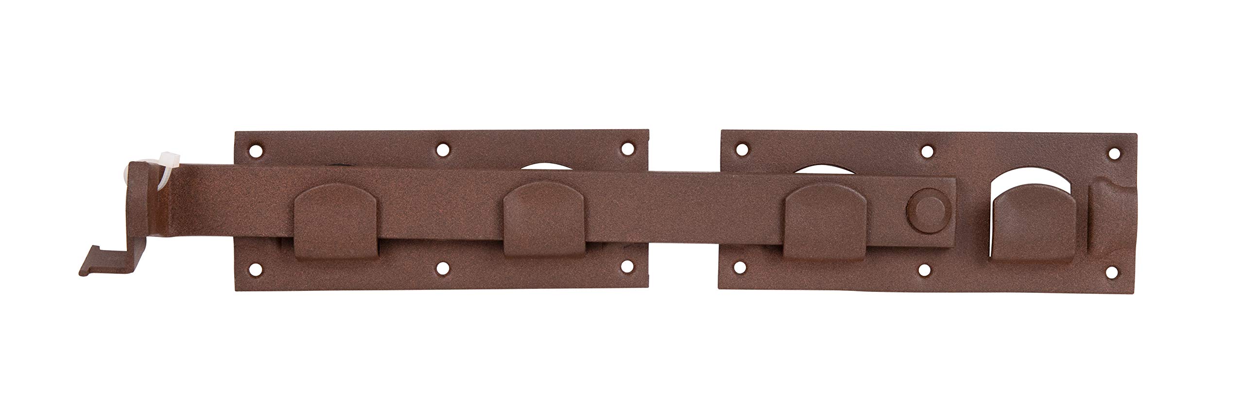 GAH-Alberts 300708 DURAVIS® Double Gate Latch Rust-Brown Duplex Coated Size 423 x 70 mm