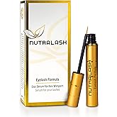 NutraCOSMETIC Eyelash Serum - Longer Eyelashes in 6-8 Weeks, Darkens Lashes, Thicker & Stronger, 3ml