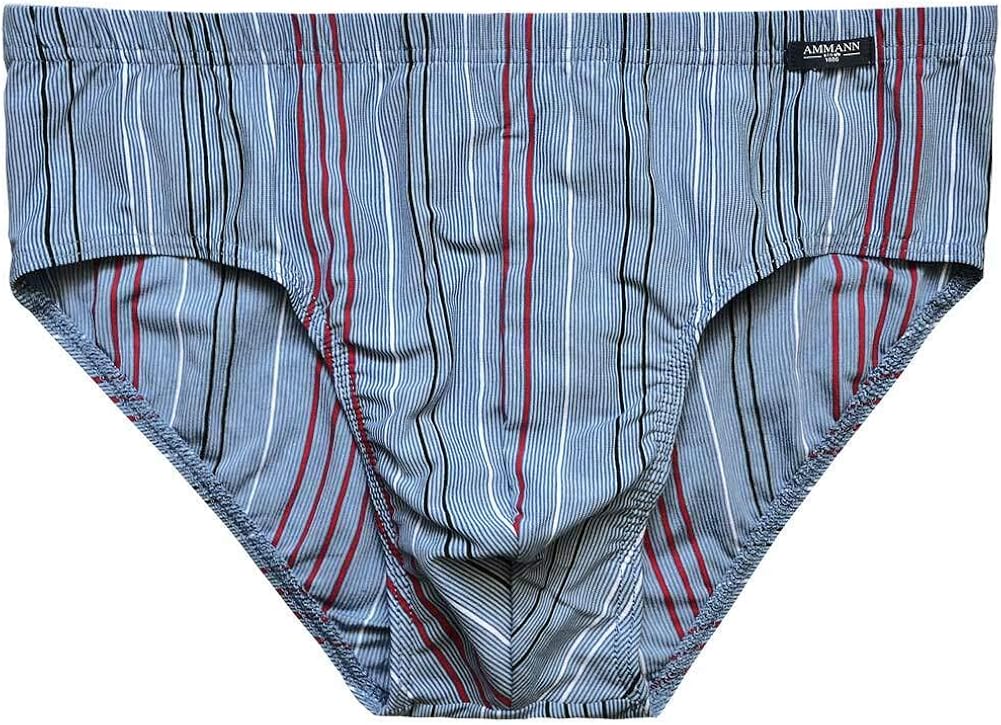Ammann Herren Sport Slip ''New.Fashion'' blau weißrot gestreift 5