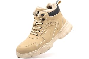 Nasogetch Waterproof Work Boots for Men Women Steel Toe Boots Lightweight Indestructible Slip Resistant Construction Safety Boots