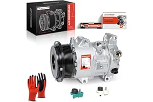 A-Premium Air Conditioner AC Compressor with Clutch Compatible with Toyota Camry 2007-2009, RAV4 2006-2008, L4 2.4L