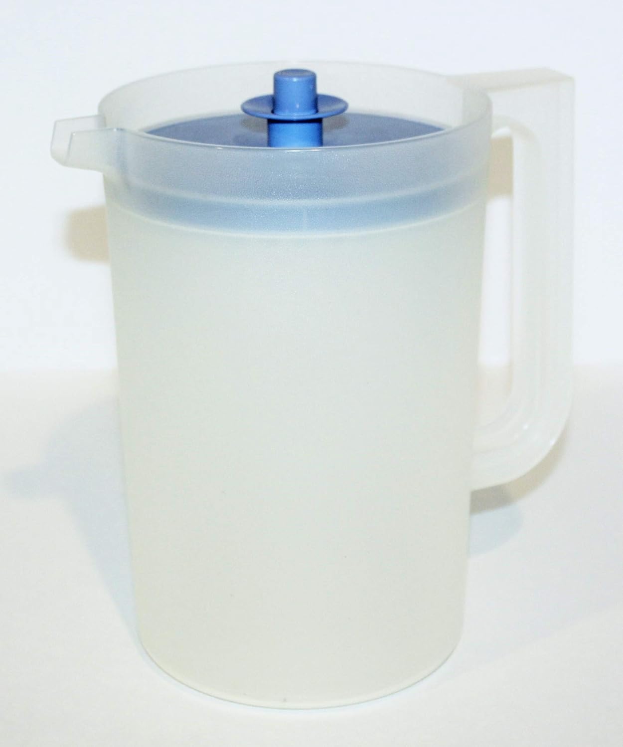 Vintage Tupperware 2 Quart PushButton Almond Pitcher 2 Qt Tupperware
