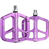 SOFRON Lightweight Bike Pedals - Non-Slip Mountain and Road Bicycle Pedals for BMX