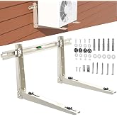 Toutgood Mini Split Wall Mounting Bracket for 9000 BTU to 36000 BTU | Max 551Lb Capacity, Galvanized Steel with Dual Anti-Rust Coating for Outdoor Ductless Air Conditioner Minisplit AC Heat Pump