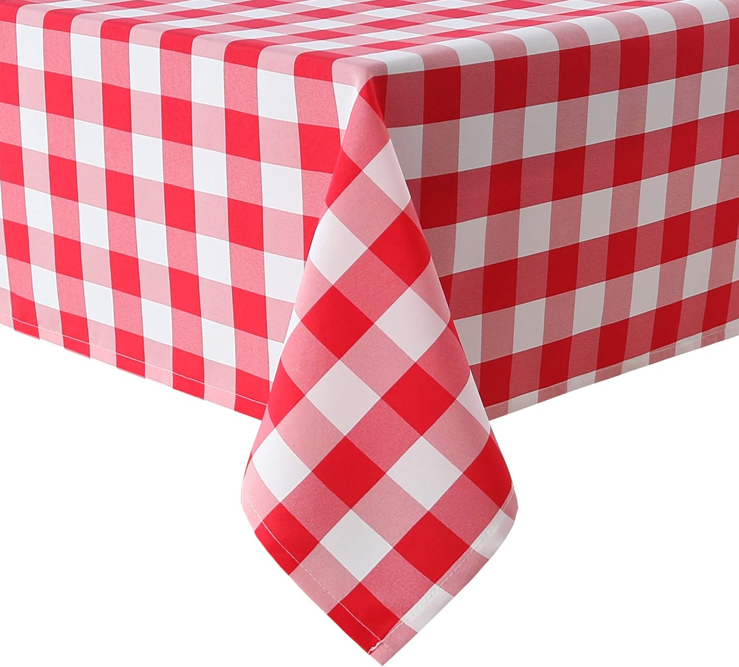 Best red check table cloth