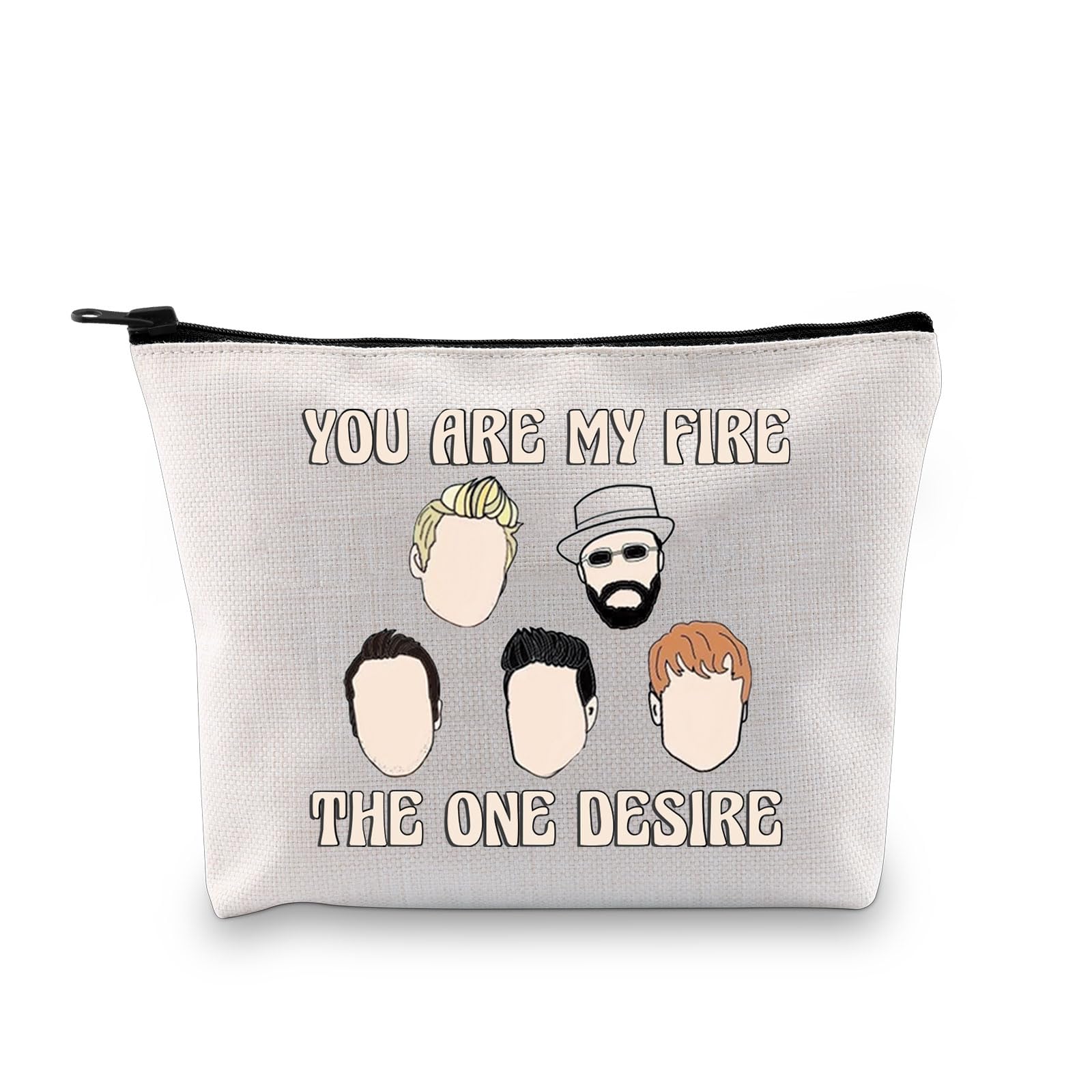 Music Gift Makeup Bag Boy Group Fans Gift Music Lover Gifts Boy Group Inspired Gift Cosmetic Zipper Pouch Bag (The ONE Desire 2UK)