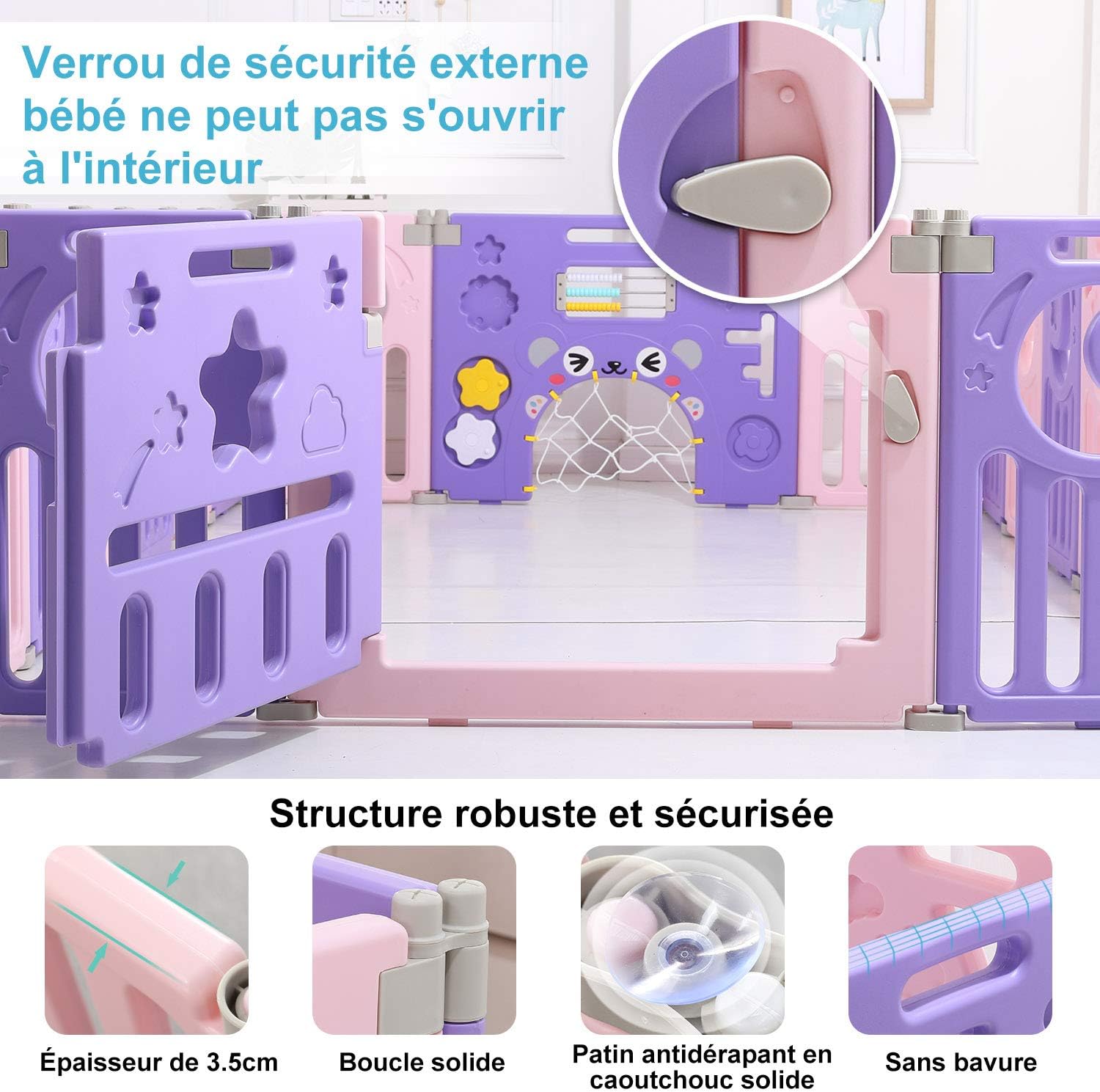 Parc Bebe Barriere De Securite Parc Enfant Barriere Securite Avec Panneau Dactivites Jeu Espace Jeu Chambre Enfant Linterieur Ou Lexterieur Avec 14 Panneaux La Chambre De Bebe Bebe Puericulture Lawawarenesssociety In