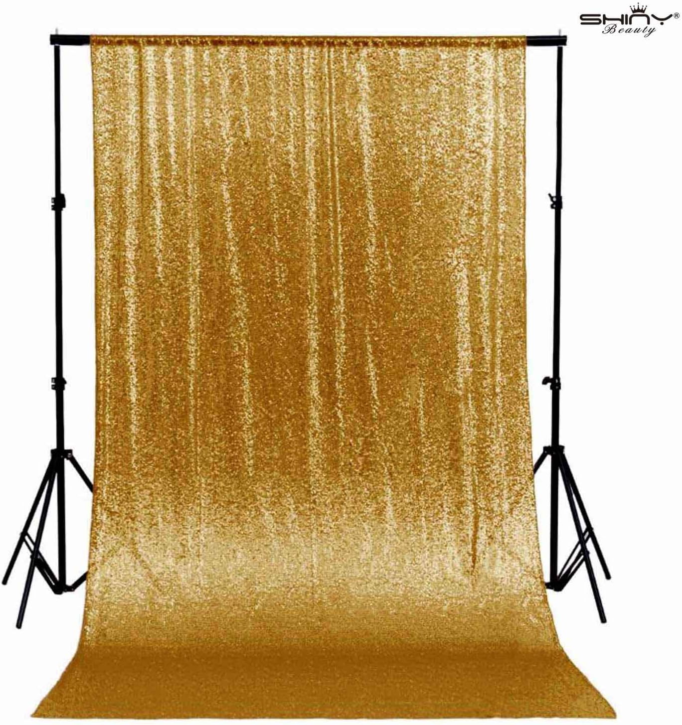 Amazon Com Shidianyi 4ftx6ft Gold Sequin Backdrop Shimmer