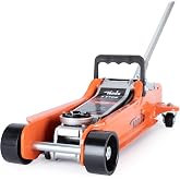 TONDA 2.5 Ton Low Profile Floor Jack, 5,000 Lbs Hydraulic Car Jack | LOW PROFILE LIFTING: 3.35"-14.57" lift range fits low-clearance cars, sedans, coupes and SUVs for easy vehicle access