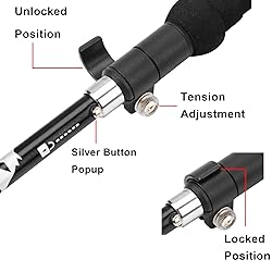 A ALAFEN Lightweight Collapsible Trekking Pole