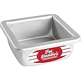 Fat Daddio's PSQ-442 Anodized Aluminum Square Cake Pan, 4 x 2 Inch