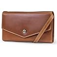 Timberland Women's RFID Leather Wallet Phone Bag with Detachable Crossbody Strap