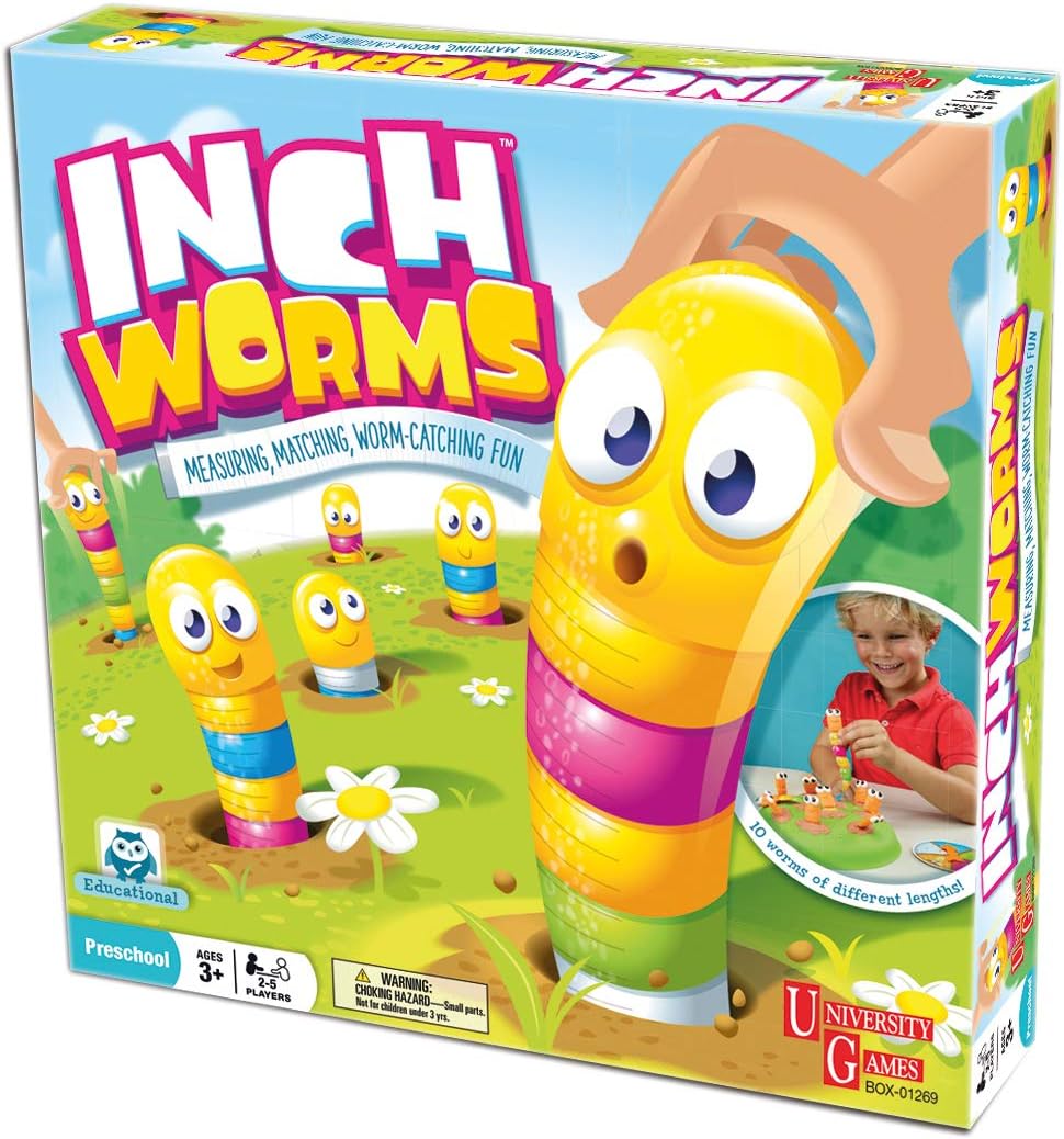 UNIVERSITY GAMES 1269 Inch Worms, Multicolor