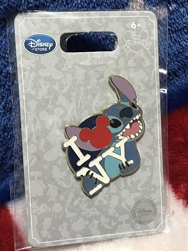 Amazon リロ スティッチ ピンバッジ I Love Ny ディズニーストア Usa アメリカ Disney バッジ ホビー
