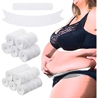 More Of Me To Love Bra Liner 6-Pack (Small) - Cotton Viscose Blend, Sweat-Wicking, Comfortable - Black, White, Beige - View #3