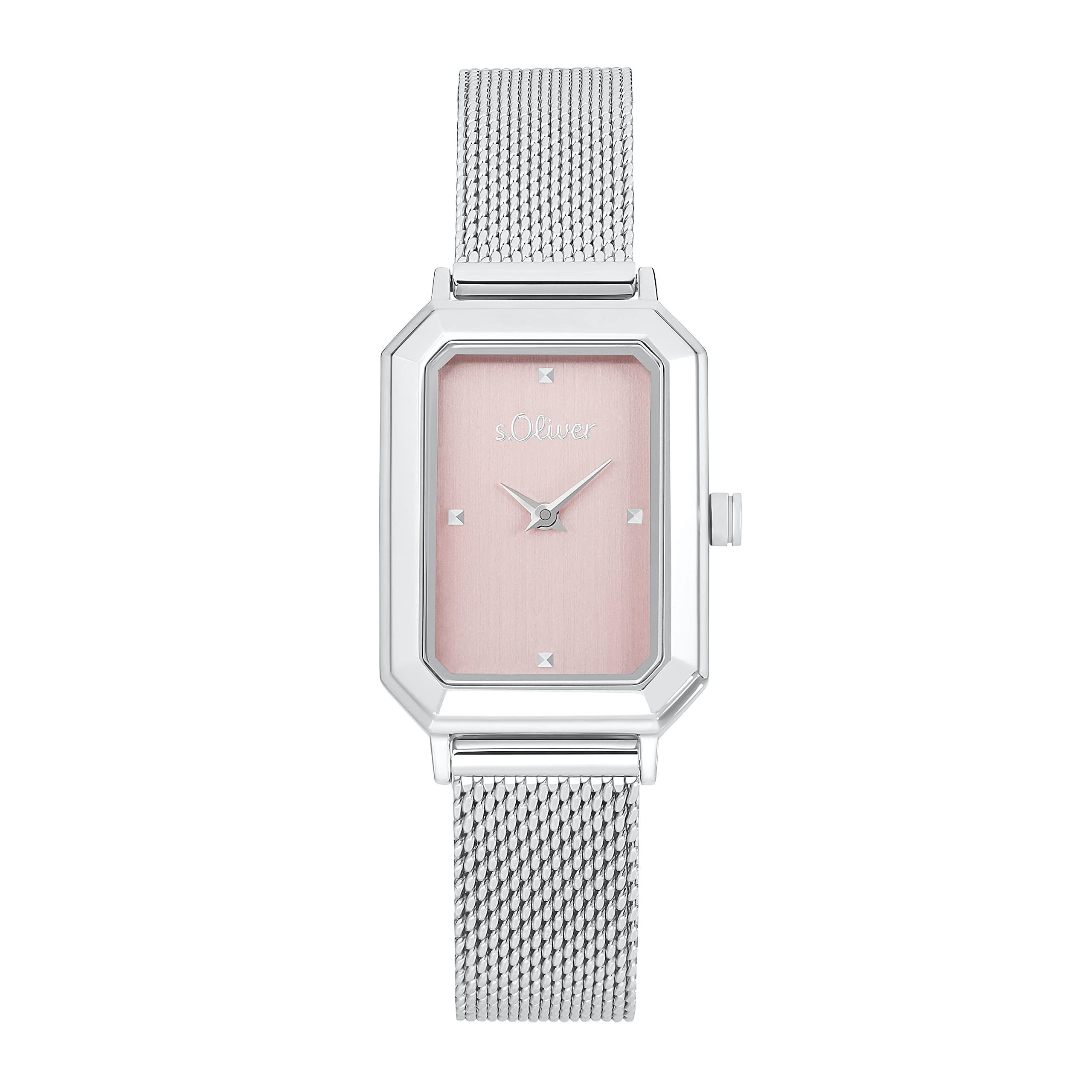 s.Oliver Armbanduhr Damen Quarzuhr Analog, mit Leder/Nylon Armband, Kommt in Uhren Geschenk Box