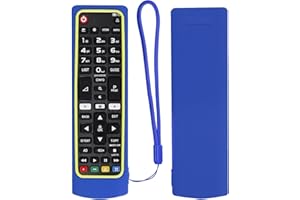 Protective Silicone Remote Case for LG Smart TV Remote AKB75095307 AKB75375604 AKB75675304 Shockproof Washable Skin-Friendly 