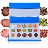 Profusion Cosmetics Just Nice 15-Shades Eyeshadow Palette - Highly Pigmented Matte & Shimmer Shadows, Natural Warm Tones, Blendable Wet & Dry Formula, Long-Wearing Vegan Makeup