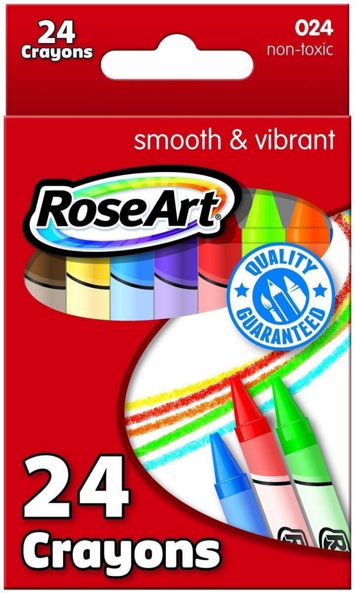Roseart Crayons 24 PerPack Office Products