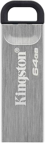 Kingston DataTraveler Kyson USB 3.2 Gen 1 64GB Capless Metal Flash Drive view 3