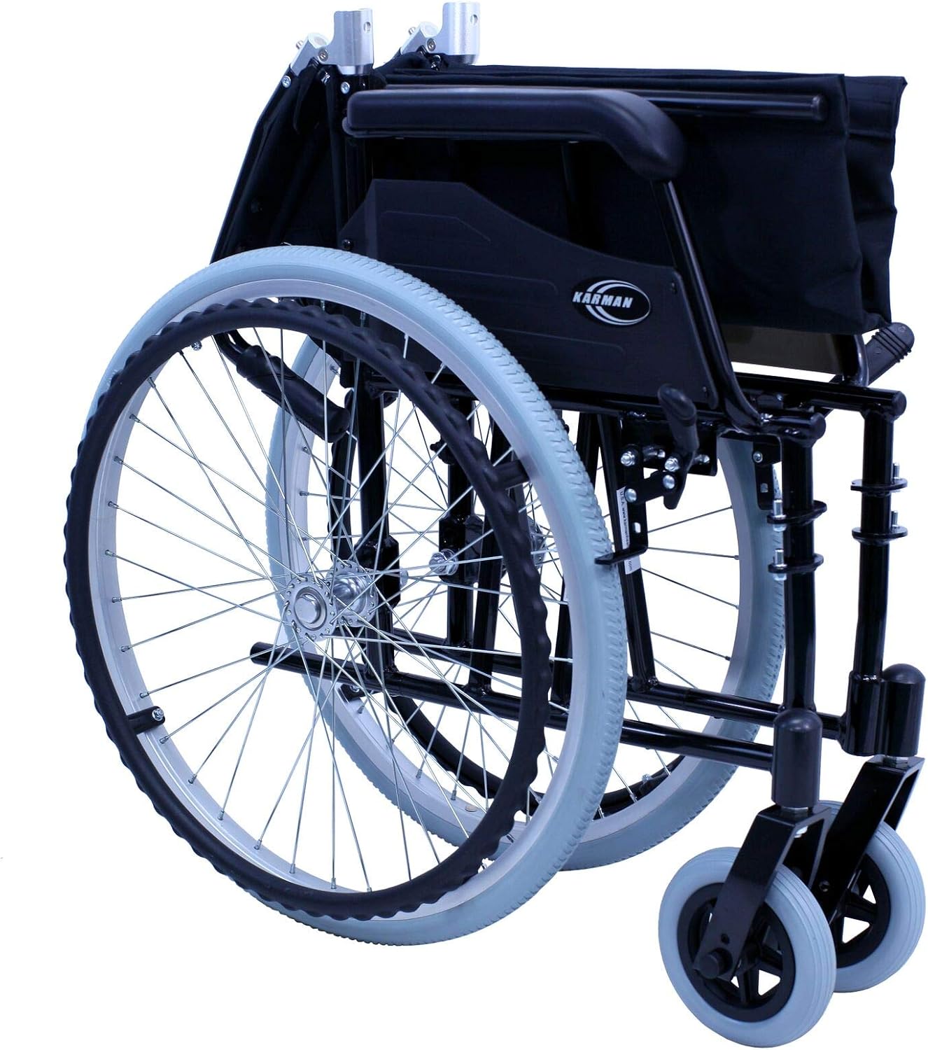 Karman 24 pounds LT-980 Ultra Lightweight Wheelchair Black: Health & Personal Care