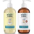 Happy Cappy Daily Medicated Shampoo and Body Wash Bundle - Baby Dandruff Shampoo for Cradle Cap and Seborrheic Dermatitis, Helps Redness, Dermatologist Tested, Fragrance-Free - 2 Pieces