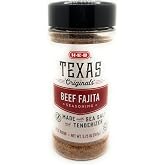 Texas Originals Beef Fajita Seasoning with Sea Salt and Tenderizer 5.75oz - 1 shaker bottle