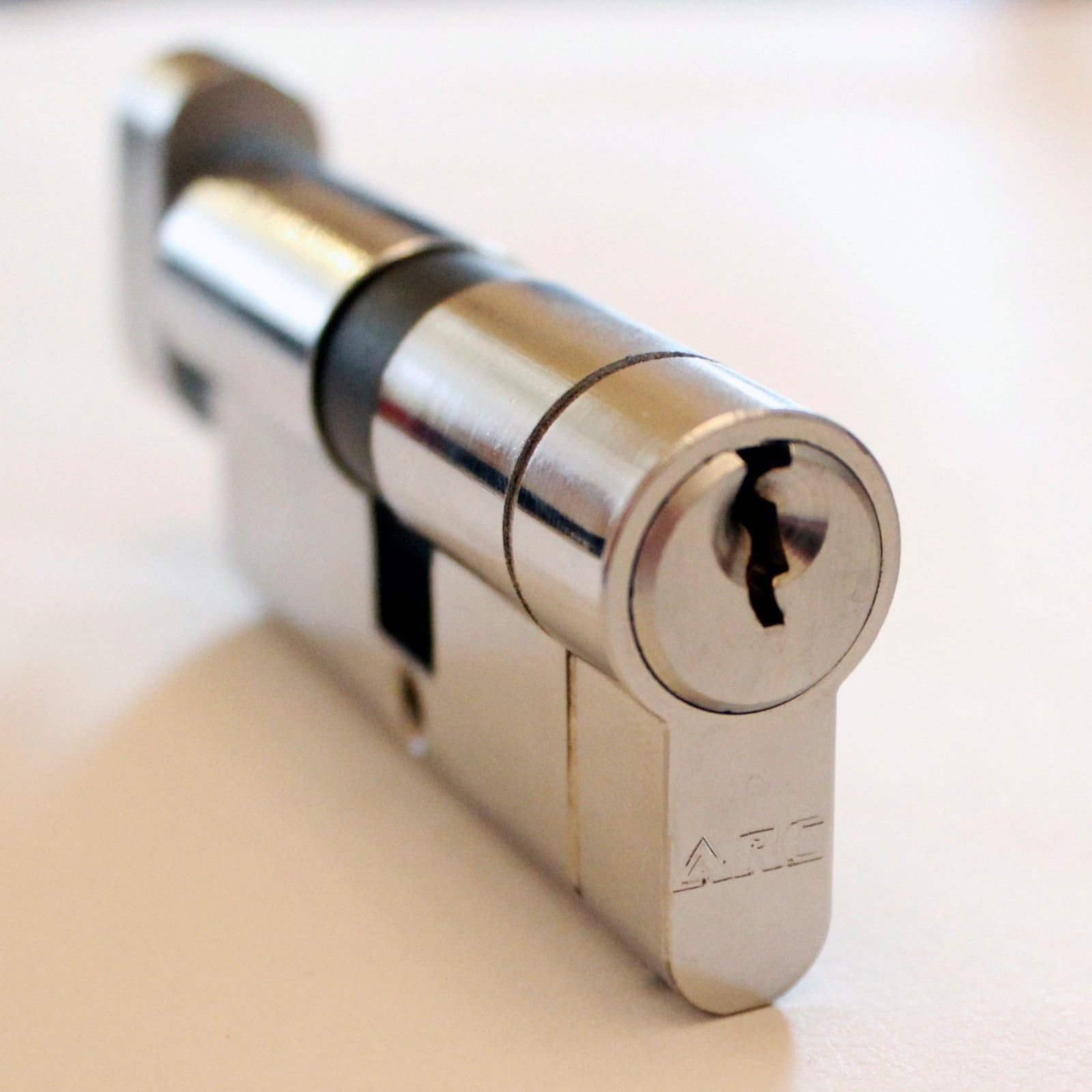 Euro Profile Anti Snap Cylinder and Turn 30/70mm Polished Chrome Door Lock