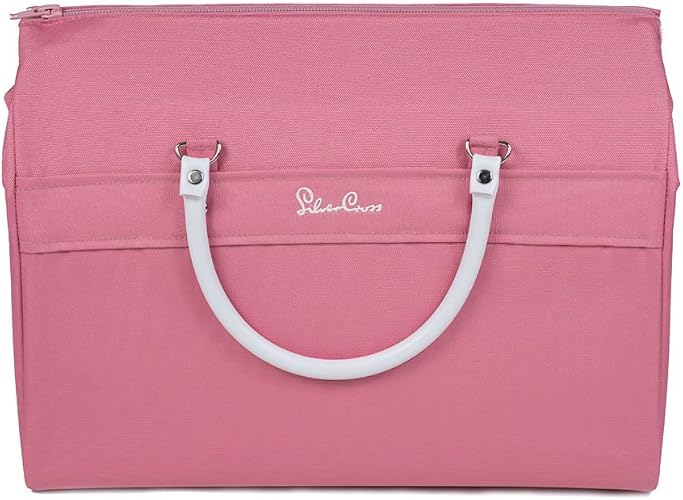 pink silver cross changing bag