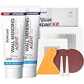 BONCART Spackle Wall Repair Kit, Drywall Repair Patch Kit with Tools | Includes Scraper, Sandpaper, And Aluminum Patches. For Nail Holes and Cracks