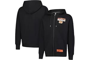 Ultra Game Mens NFL Official Supremely Soft Full Zip Hoodie Jacket