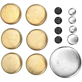Chazcool Freeze Plugs, Brass Freeze Plug Kit, OE: MPE-108BR, PE-108R, PE108B, Engine Expansion Plugs for Small Block Engines 255ci 260ci 289ci 302ci 351ci 1962-2001