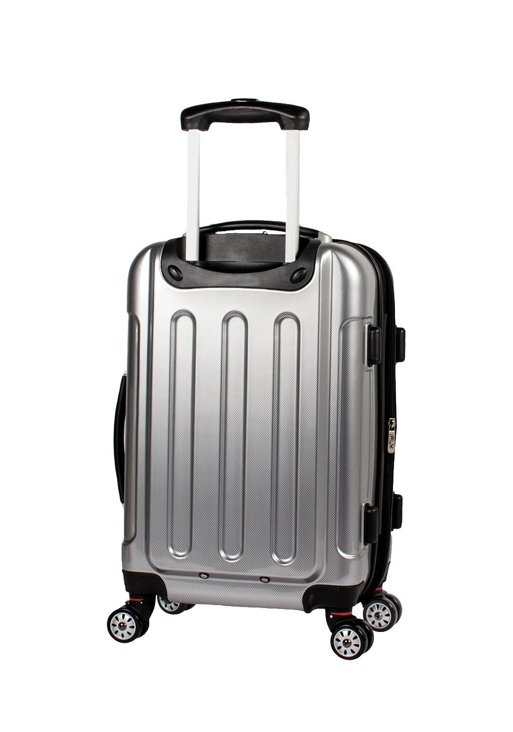 iFLY Carbon Racing Hard Sided CarryOn Luggage, Silver 61623290292 eBay
