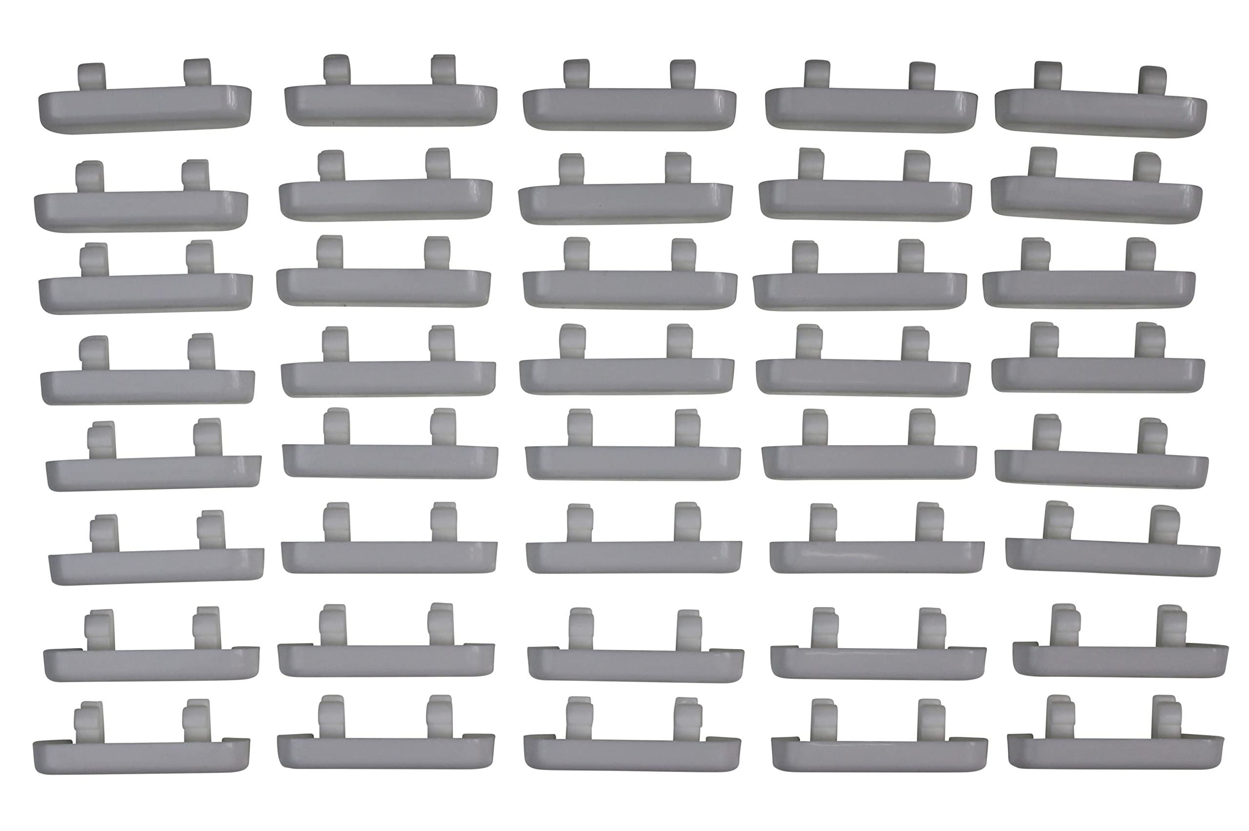 40 x PVC Window Drain Caps Weep Hole Drainage Covers uPVC Double Glazing White