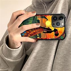 CARLOCA Compatible with iPhone 12 Case,African Lady
