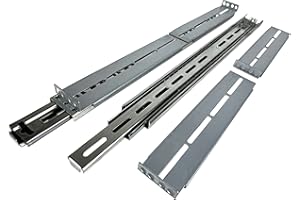 Rackmount Sliding Rails - Kit for 2U-8U Chassis (Adjustable 18" to 25" Depth) 2 or 4 Post Mount Sliders for Server Case (Compatible with Any Standard Rack, Cabinet, Computer Enclosure) Tupavco TP1821